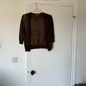 TORY BURTCH SHEER CARDIGAN